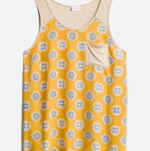 Carah Maternity Mixed Material Tank Top